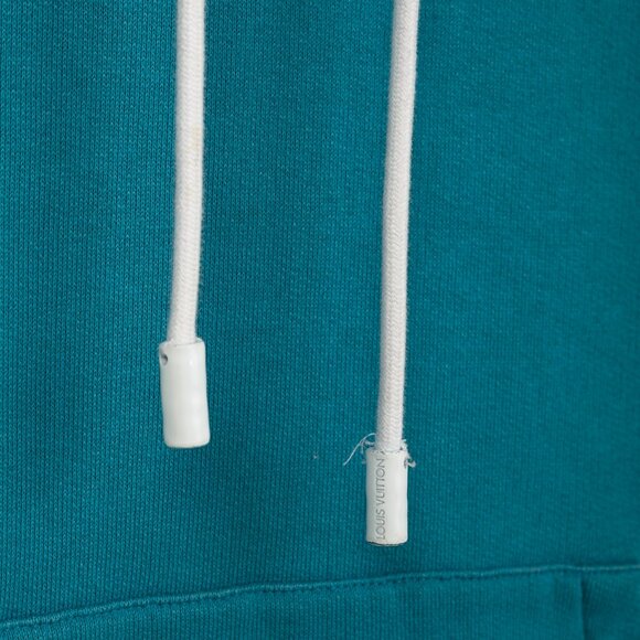 Louis Vuitton Pigeon Blue Embroidered Signature Cotton Hoodie - Picture 7 of 14